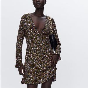 Zara Floral Mini Dress - Multicolor